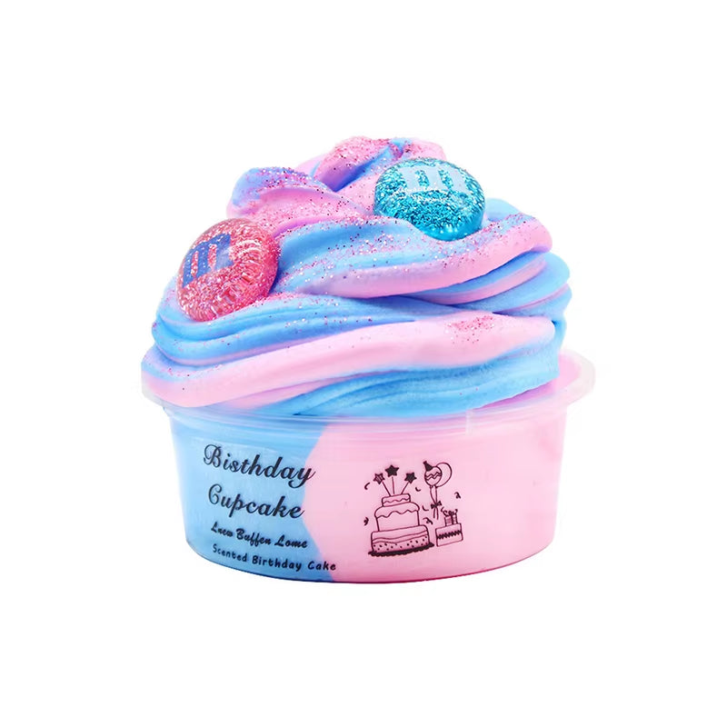 DIY Kids Toys Slime Fluffy Foam Clay Fruit Slime Aromatherapy Pressure Children Antistress Toys Plasticina Infantil Brinquedos