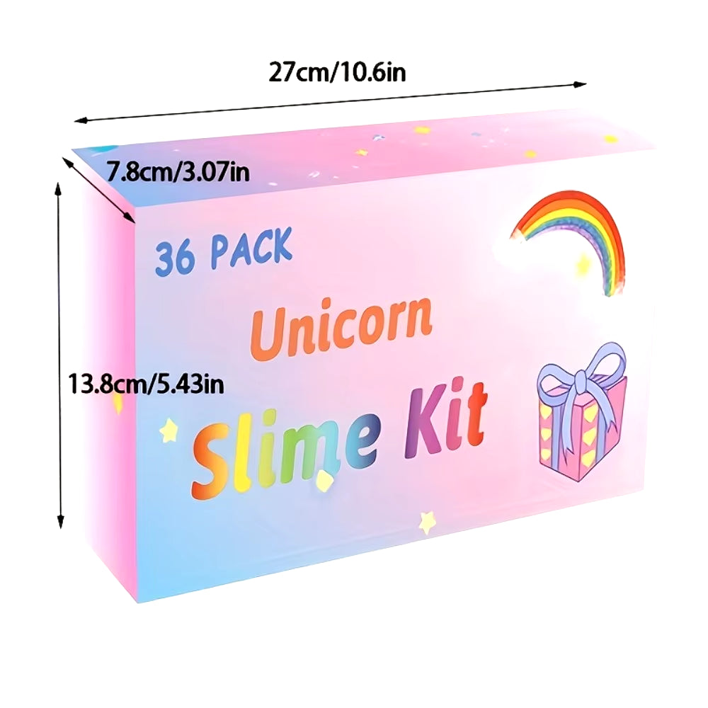Magical Unicorn Rainbow Slime Squishy Toy Non-Sticky Stretchy Slimes Ideal for Kids Anti-Stress Toy Party Favors & Goodie Bags