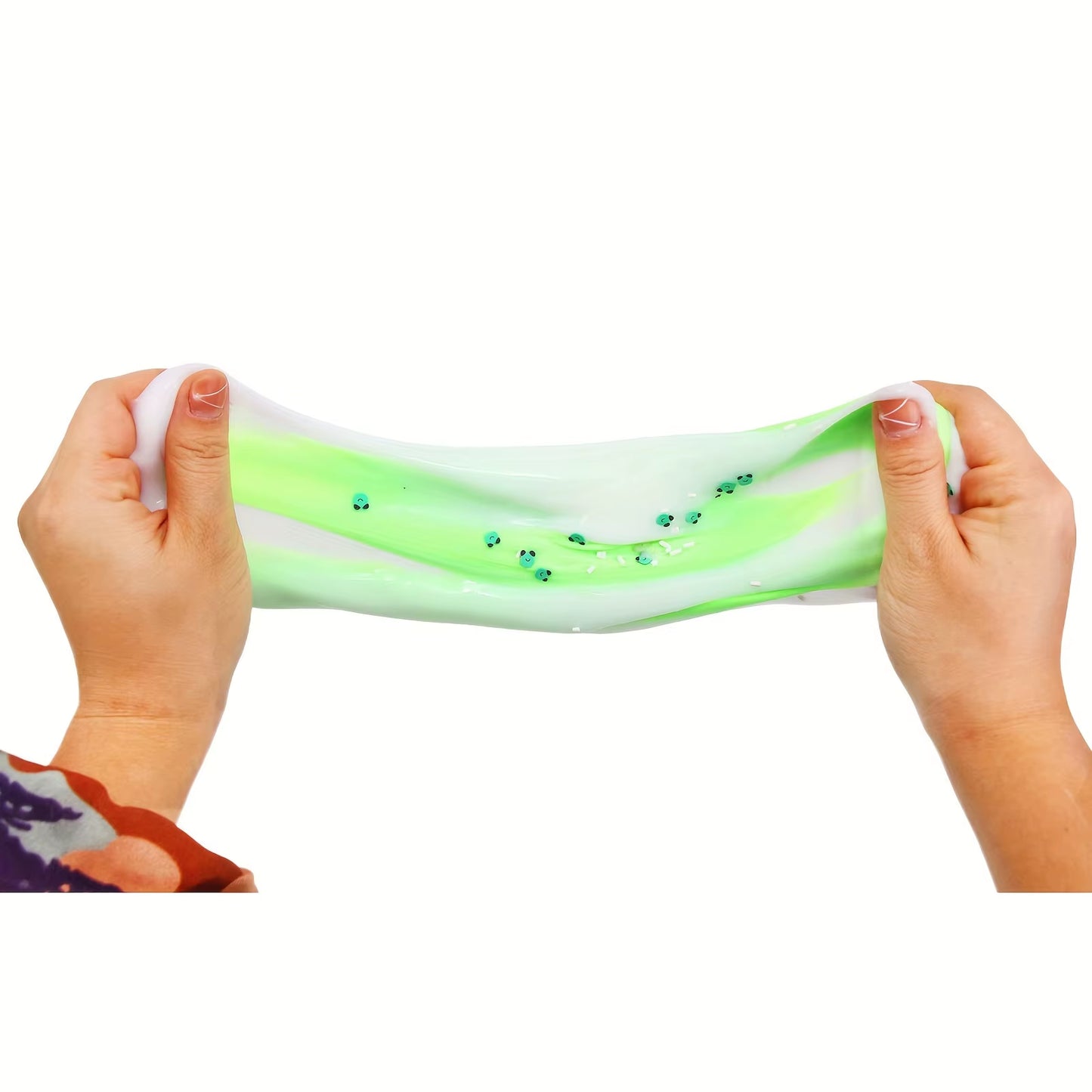 DIY Green Frog Slime Set, Handmade Toy, Children'S Toy, Stress Relieving Gift, Odorless, Stretchable Clay Toy, Slime Combination