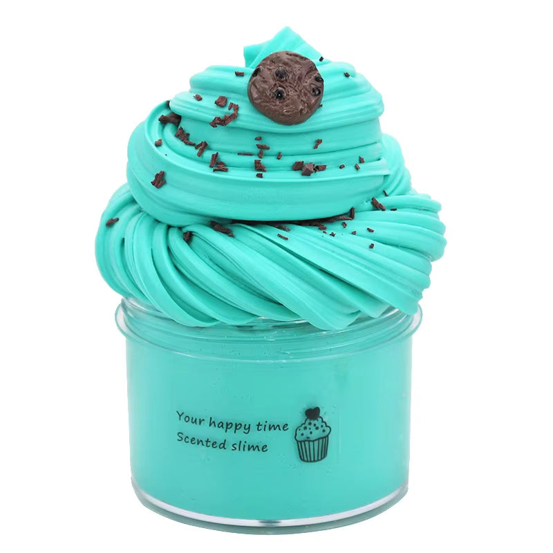 New Butter Slime Kit Fluffy Slimes Making Kit Kids Set Toy Putty Snail Toy Kids Slime Cream Cloud Plasticine Toys for Children