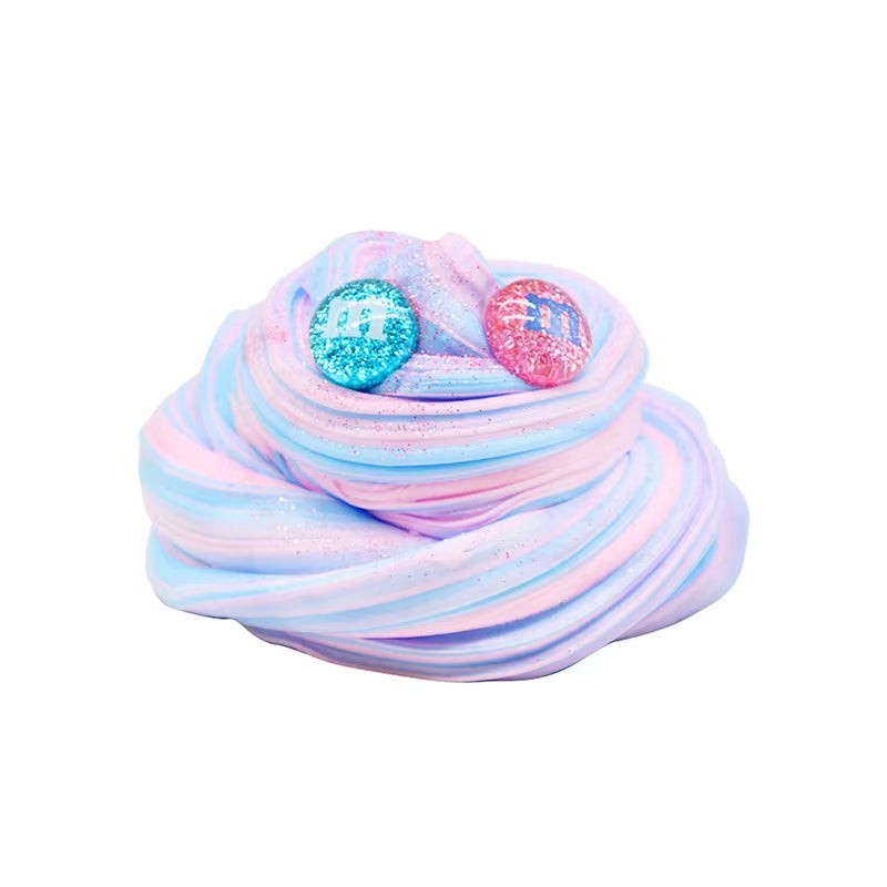 DIY Kids Toys Slime Fluffy Foam Clay Fruit Slime Aromatherapy Pressure Children Antistress Toys Plasticina Infantil Brinquedos