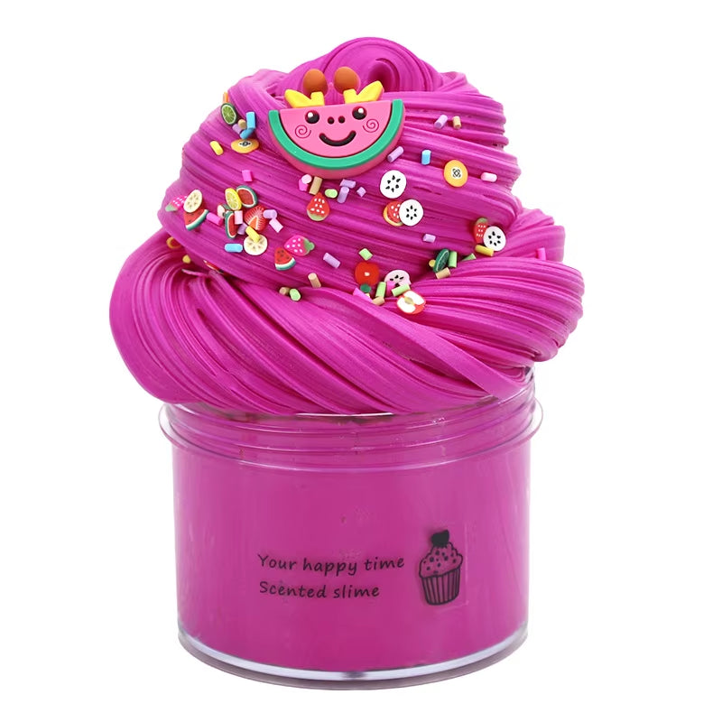 New Butter Slime Kit Fluffy Slimes Making Kit Kids Set Toy Putty Snail Toy Kids Slime Cream Cloud Plasticine Toys for Children