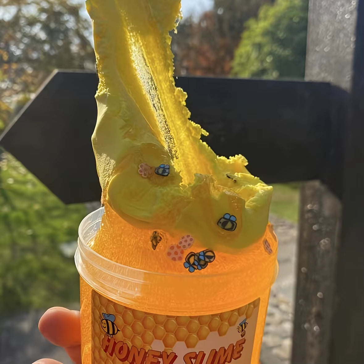 DIY Honey Slime Set, Yellow Transparent Slime+Yellow Clay, Simulated Handmade Toy, Children'S Toy, Stress Relieving Gift, Odorle