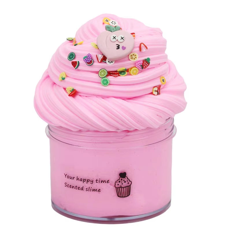 New Butter Slime Kit Fluffy Slimes Making Kit Kids Set Toy Putty Snail Toy Kids Slime Cream Cloud Plasticine Toys for Children