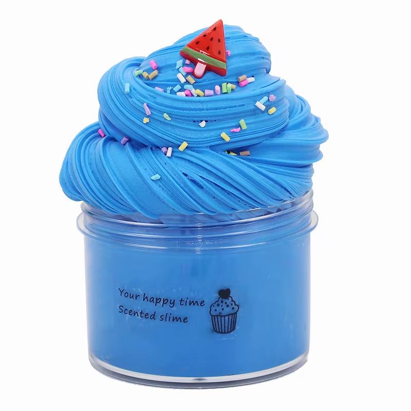 New Butter Slime Kit Fluffy Slimes Making Kit Kids Set Toy Putty Snail Toy Kids Slime Cream Cloud Plasticine Toys for Children