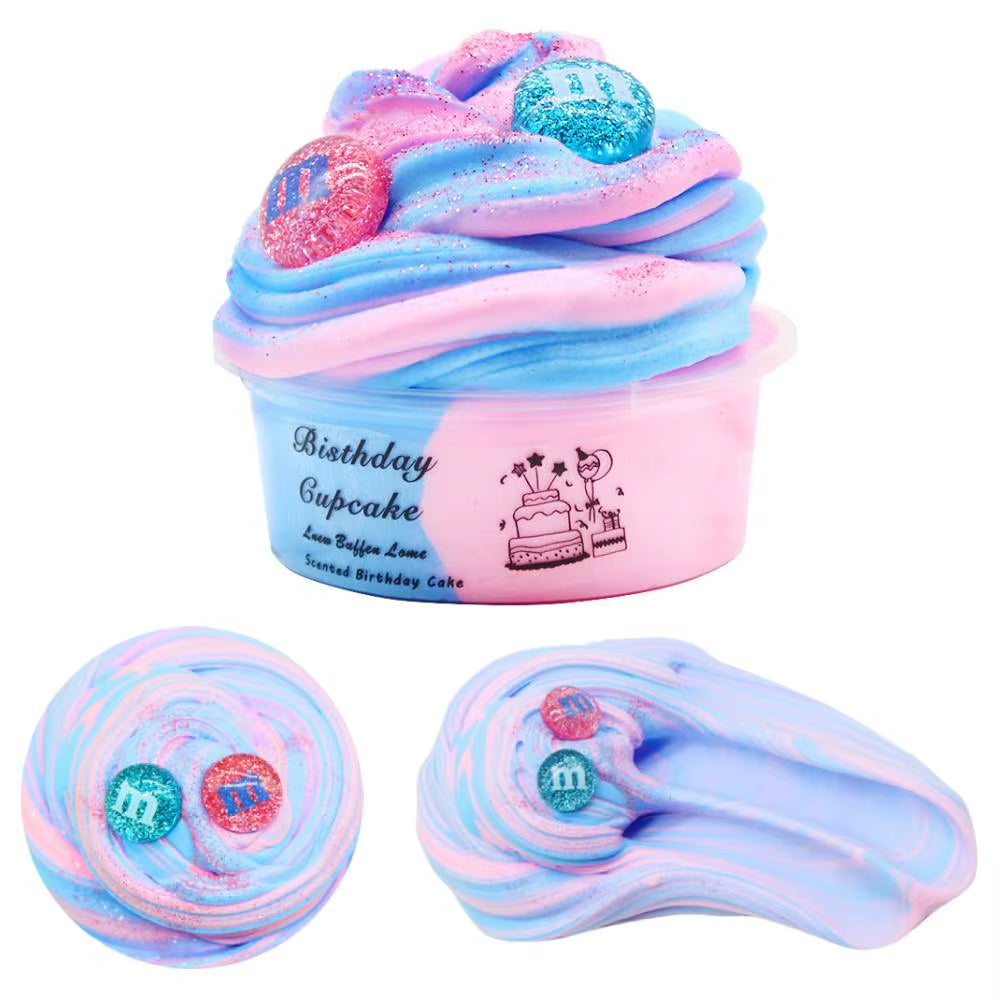 DIY Kids Toys Slime Fluffy Foam Clay Fruit Slime Aromatherapy Pressure Children Antistress Toys Plasticina Infantil Brinquedos