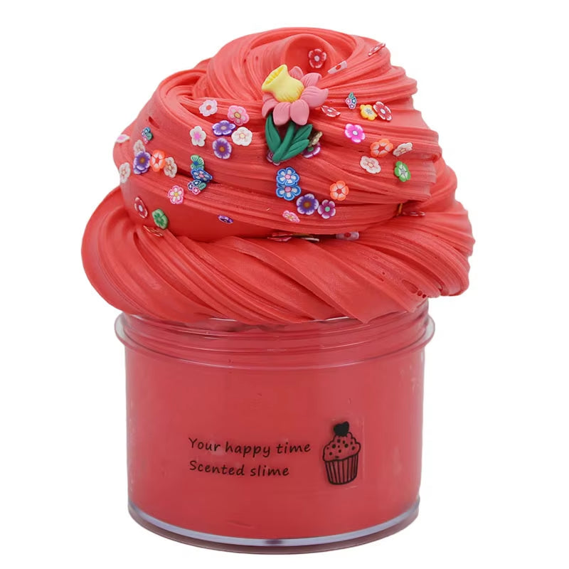 New Butter Slime Kit Fluffy Slimes Making Kit Kids Set Toy Putty Snail Toy Kids Slime Cream Cloud Plasticine Toys for Children