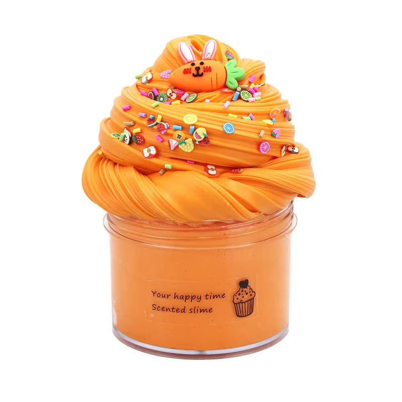 New Butter Slime Kit Fluffy Slimes Making Kit Kids Set Toy Putty Snail Toy Kids Slime Cream Cloud Plasticine Toys for Children