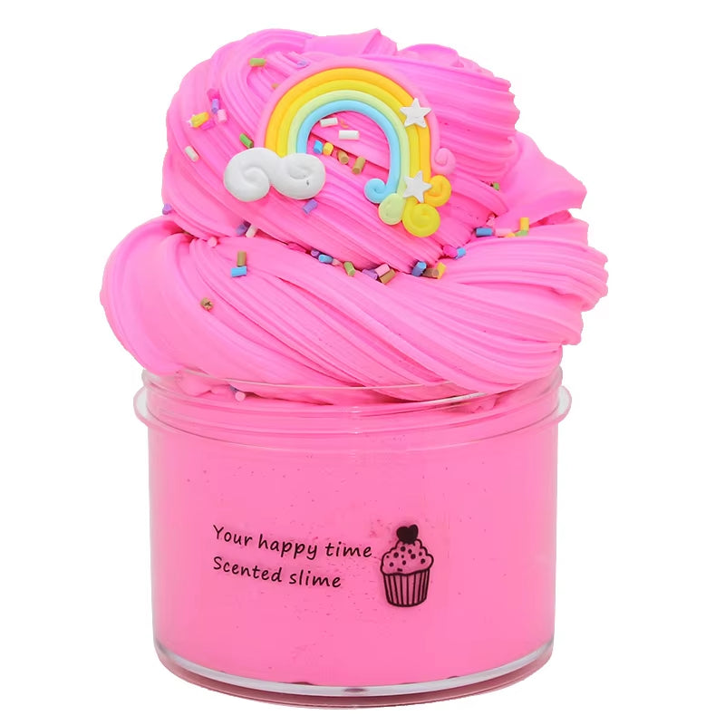 New Butter Slime Kit Fluffy Slimes Making Kit Kids Set Toy Putty Snail Toy Kids Slime Cream Cloud Plasticine Toys for Children
