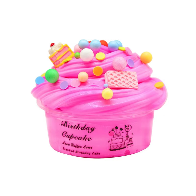 DIY Kids Toys Slime Fluffy Foam Clay Fruit Slime Aromatherapy Pressure Children Antistress Toys Plasticina Infantil Brinquedos