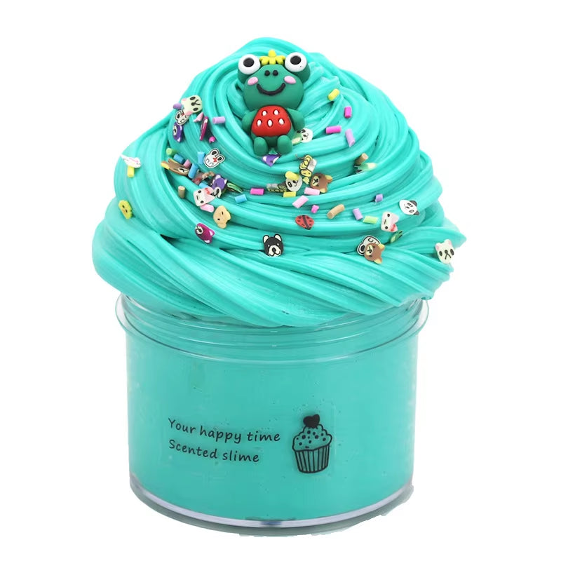 New Butter Slime Kit Fluffy Slimes Making Kit Kids Set Toy Putty Snail Toy Kids Slime Cream Cloud Plasticine Toys for Children