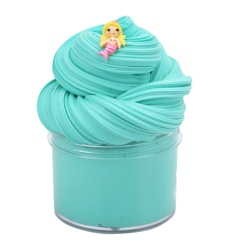 New Butter Slime Kit Fluffy Slimes Making Kit Kids Set Toy Putty Snail Toy Kids Slime Cream Cloud Plasticine Toys for Children