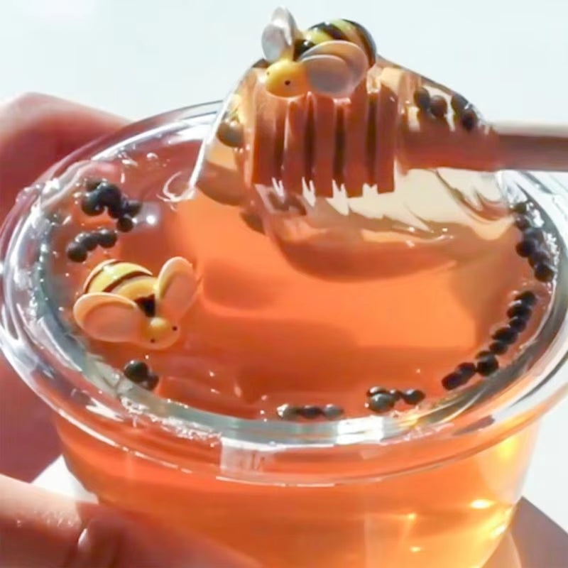 60Ml Hot Crystal Slime Toys Clear Honey Slime Bee Polymer Clays Modeling Slime Lizun Glue Mud Slime Putty DIY Toy Antistress Mud