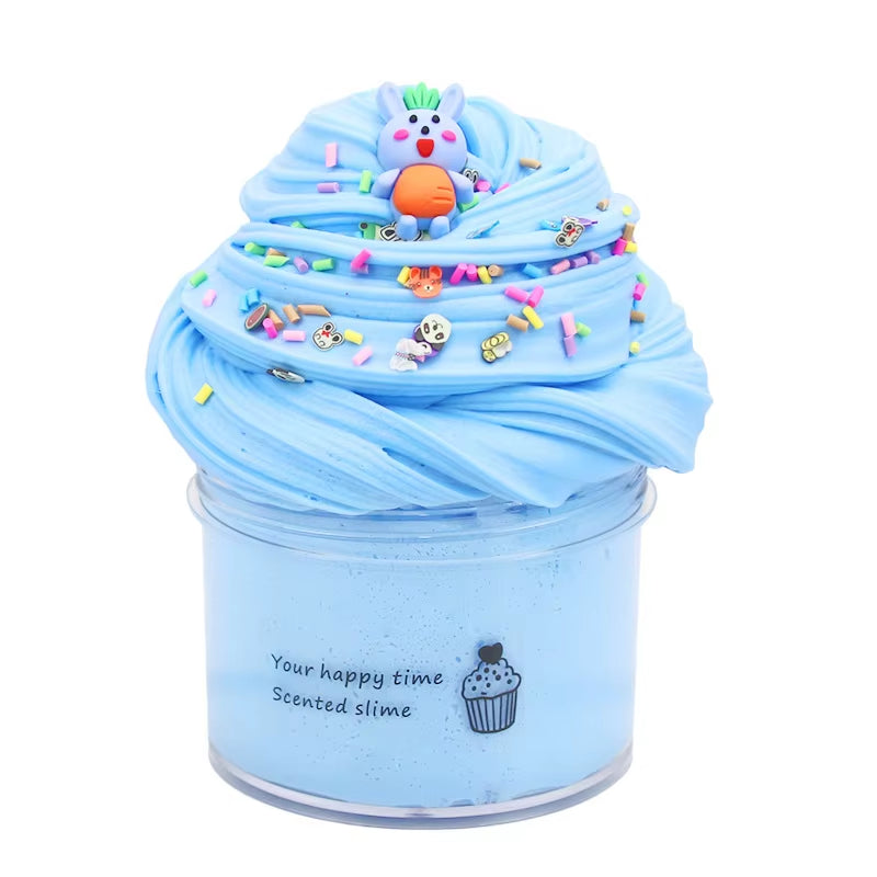 New Butter Slime Kit Fluffy Slimes Making Kit Kids Set Toy Putty Snail Toy Kids Slime Cream Cloud Plasticine Toys for Children