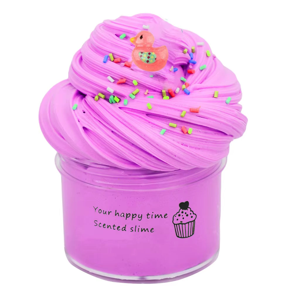 New Butter Slime Kit Fluffy Slimes Making Kit Kids Set Toy Putty Snail Toy Kids Slime Cream Cloud Plasticine Toys for Children