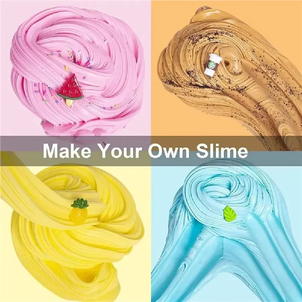 Decompress Soft Charms Rainbow Clay Kawaii Slime Party Toy for Kids Gift Colored Modeling Clay Set Toys Education Creativitytoy