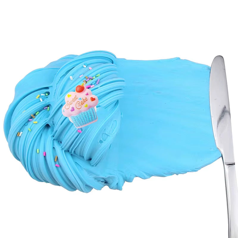 New Butter Slime Kit Fluffy Slimes Making Kit Kids Set Toy Putty Snail Toy Kids Slime Cream Cloud Plasticine Toys for Children